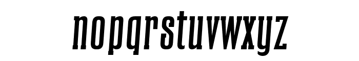 CONQUEST Slab serif Medium Italic Font LOWERCASE