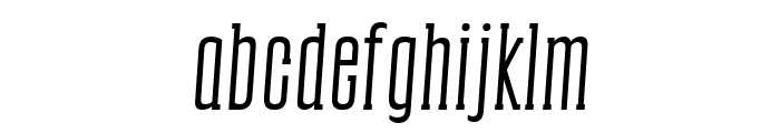 CONQUEST Slab serif Regular Italic Font LOWERCASE