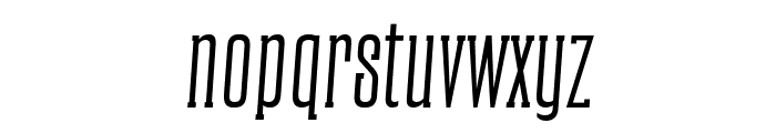 CONQUEST Slab serif Regular Italic Font LOWERCASE