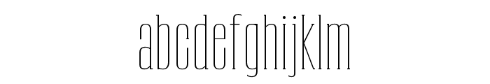 CONQUEST Slab serif Thin Font LOWERCASE