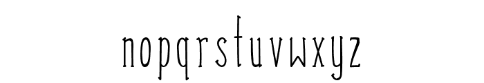 Camelopardalis Regular Font LOWERCASE
