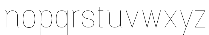 Camilie UltraLight Font LOWERCASE