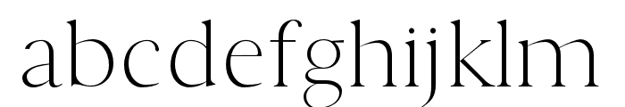 Cammron-Light Font LOWERCASE