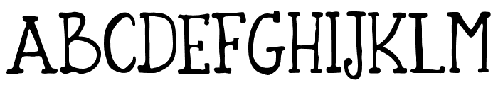 Camomile Regular Font LOWERCASE