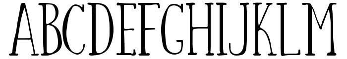 Canterbury-Regular Font UPPERCASE