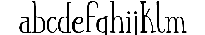 Canterbury-Regular Font LOWERCASE