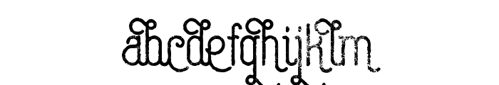 Capella Glypth Grunge Font UPPERCASE