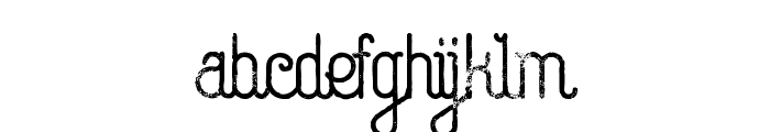 Capella Glypth Grunge Font LOWERCASE