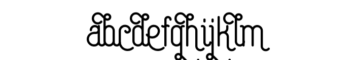 Capella glyph Font UPPERCASE