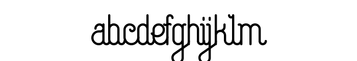 Capella glyph Font LOWERCASE