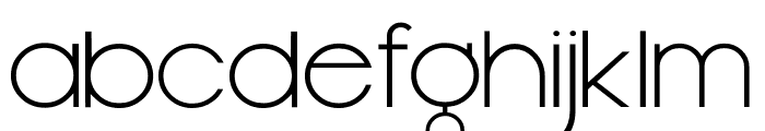 Carbon Light Font LOWERCASE