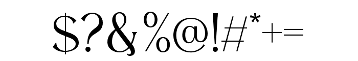 Carentro-Regular Font OTHER CHARS