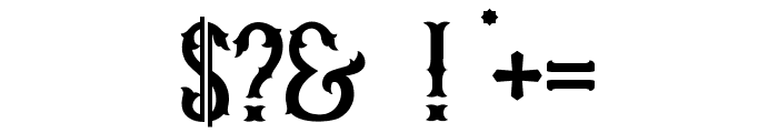 Carnidal Font OTHER CHARS