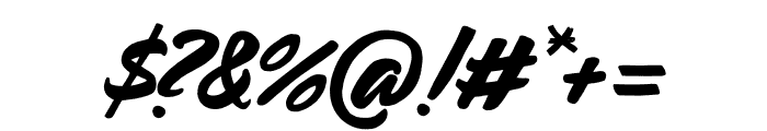 Carosello-Regular Font OTHER CHARS