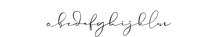 Carphe Script Font LOWERCASE