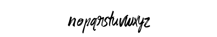 Casual Brush Regular Font LOWERCASE