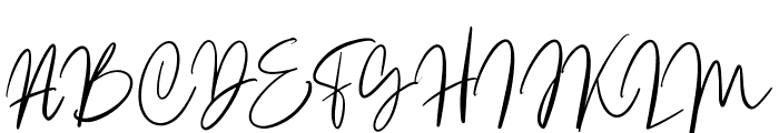 Charlotte Handwritten Font UPPERCASE