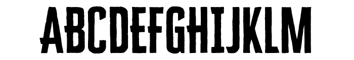 Cheddar Gothic Sans Regular Font UPPERCASE