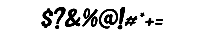 Chicago Script Font OTHER CHARS