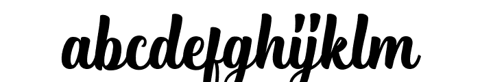 Chiladepia Script Font LOWERCASE