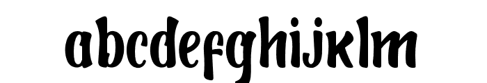 Chilukba Font LOWERCASE