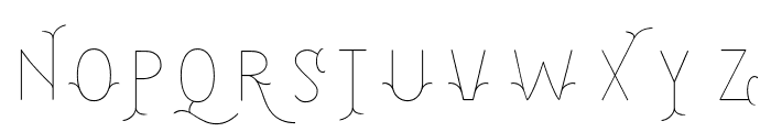 Chivels-Alt Inner Font LOWERCASE