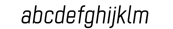 ChromoxomePro-LightOblique Font LOWERCASE