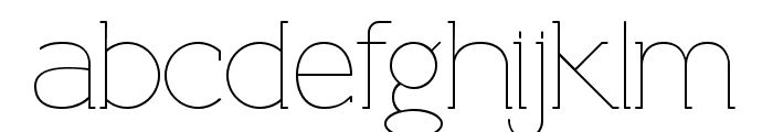 Chronograph Slab Light Font LOWERCASE