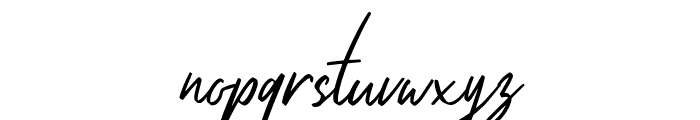 Cilladia Signature Font LOWERCASE