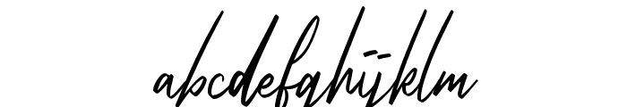 CilladiaSignature Font LOWERCASE