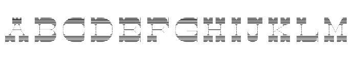CircusFreak-Lines Font UPPERCASE