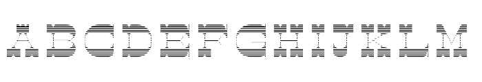 CircusFreak-Lines Font LOWERCASE