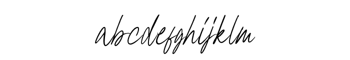 Clairine Signature Regular Font LOWERCASE