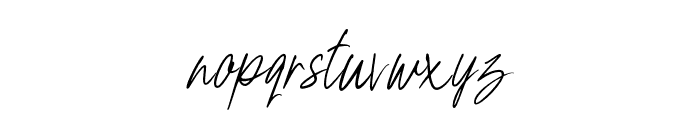 Clairine Signature Regular Font LOWERCASE