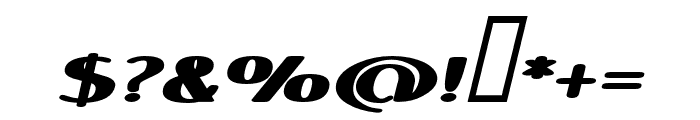 Cobono-BoldItalic Font OTHER CHARS