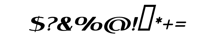 Cobono-RegularItalic Font OTHER CHARS