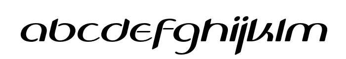 Cobono-RegularItalic Font LOWERCASE