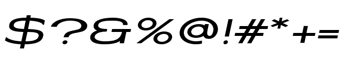 Coltrane Regular Italic Font OTHER CHARS
