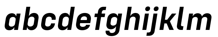 Config Alt SemiBold Italic Font LOWERCASE