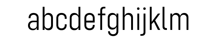 Config Condensed Light Font LOWERCASE