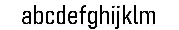Config Condensed Regular Font LOWERCASE