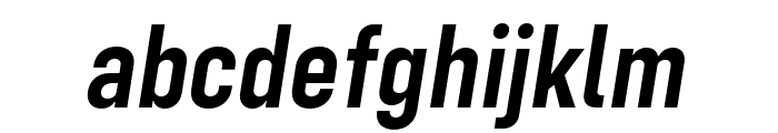 Config Condensed SemiBold Italic Font LOWERCASE