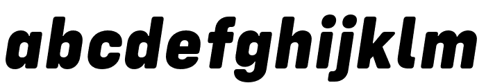 Config Rounded ExtraBold Italic Font LOWERCASE