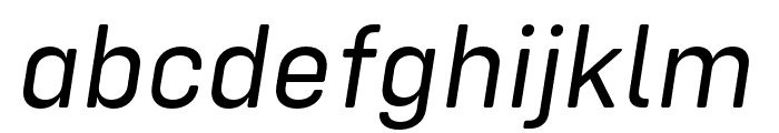 Config Rounded Italic Font LOWERCASE