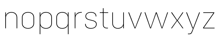 Config Rounded Thin Font LOWERCASE