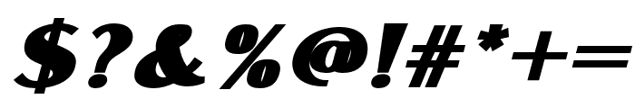Croco-ExtraBoldItalic Font OTHER CHARS