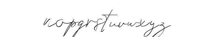 Curie Script Font LOWERCASE
