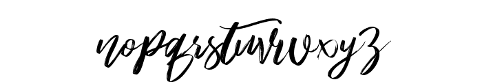 Cursive Script Alt Font LOWERCASE