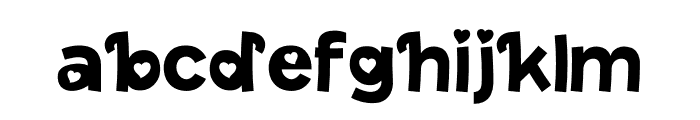 Cute Kitty Font LOWERCASE