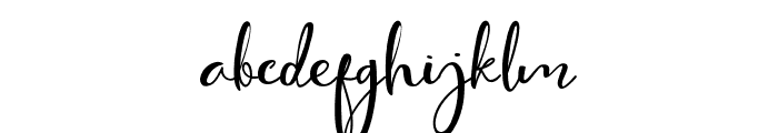 Cute Thing Script Font LOWERCASE